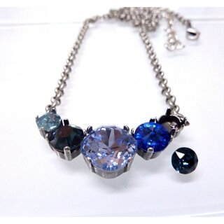 necklace setting for 4, 6 and 8 mm Chatonsi Swarovski Crystals and 4470, 12 mm