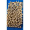 Gold Plated Stardust Brass Beads, Round Jewelry Beads 6 mm 8 mm 12 mm, Textured Beads for Jewelry Making