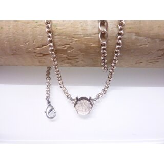 necklace setting for 12 mm Cushion Square Swarovski Crystals