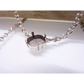 Ketten Fassung fr 12 mm Cushion Square Swarovski Stein