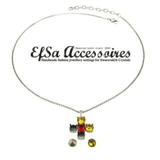 Ketten Fassung fr 8 mm Chatons, Rivoli Swarovski Stein