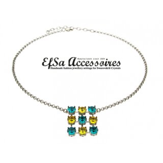 Ketten Fassung fr 8 mm Chatons Swarovski Stein