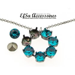 necklace setting for 8 mm Chatons and 12 mm Rivoli...