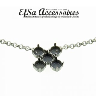 Ketten Fassung fr 8 mm Chatons, Rivoli Swarovski Stein