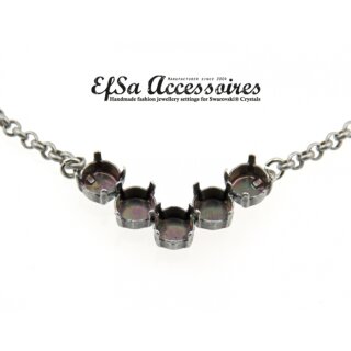 Ketten Fassung fr 8 mm und 12 mm Chatons, Rivoli Swarovski Steine