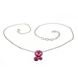 necklace setting for 8 mm Chatons and 8 und 14 mm Rivoli Swarovski Crystals