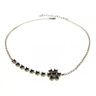 Ketten Fassung fr 4, 6 und 8 mm Chatons Swarovski Steine