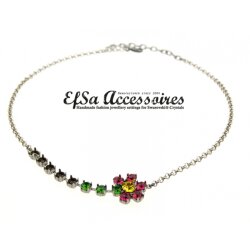 necklace setting for 4, 6 and 8 mm Chatonsi Swarovski Crystals