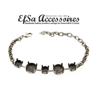 Armband Fassung fr 8 mm und 12 mm Chatons, Rivoli Swarovski Steine