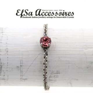 Armband Fassung fr 8 mm Chatons, Rivoli Swarovski Stein
