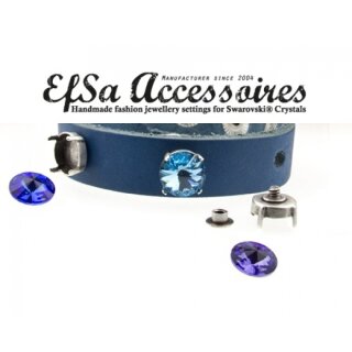 Schraubfassungen für 12 mm Rivoli Swarovski Stein - 10...