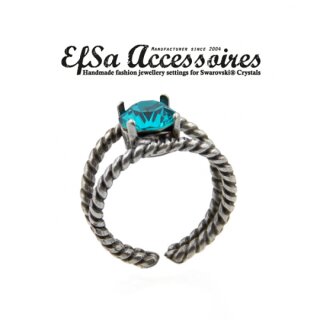 Ring Fassung fr 8 mm Chatons, Rivoli Swarovski Stein
