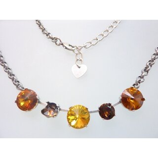 Ketten Fassung fr 8 mm und 12 mm Chatons, Rivoli Swarovski Steine