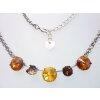 necklace setting for 8 mm Chatons Swarovski Crystals and 1122, 12 mm