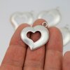 10 Heart Pendants