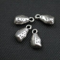 5 metal Pendants, sand sack charm, sand bag charm