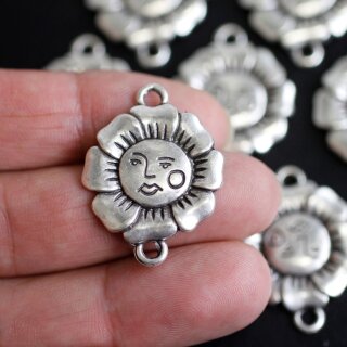 10 Blumengesicht Verbinder Konnektor