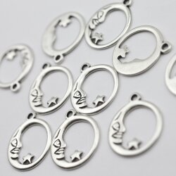 10 Halbmond & Stern Charms, Anhänger