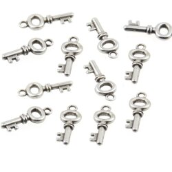 20 Charms Anhänger Schlüssel