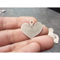 10 Heart Pendants