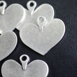 10 Heart Pendants