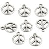 10 Peace Charms Pendant