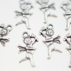 10 Little Cupid Charms, Pendants