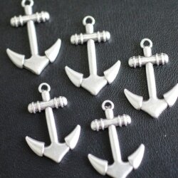 10 anchor Charms, Pendants