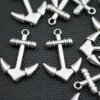 10 anchor Charms, Pendants