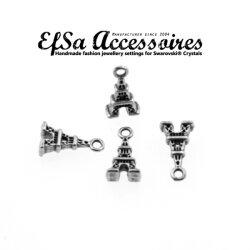 20 Eiffel Tower Charms, Pendants