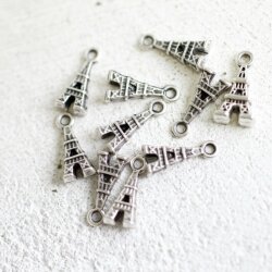 20 Eiffel Tower Charms, Pendants