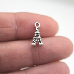 20 Eiffel Tower Charms, Pendants