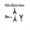 20 Eiffel Tower Charms, Pendants