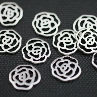 10 Rosenblte Anhnger