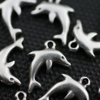 10 Delfin Anhnger, Mini Delfin Charms
