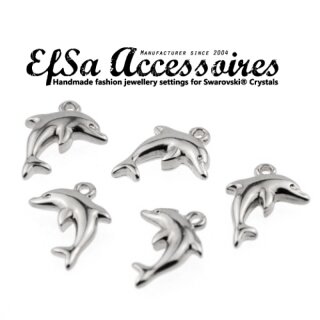 10 Delfin Anhnger, Mini Delfin Charms