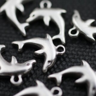 10 Delfin Anhnger, Mini Delfin Charms