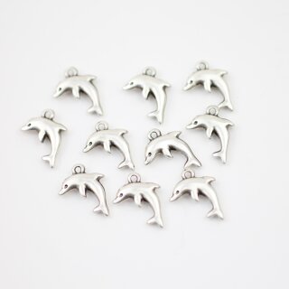 10 Delfin Anhnger, Mini Delfin Charms