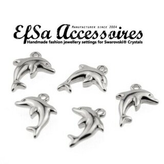 10 Delfin Anhnger, Mini Delfin Charms