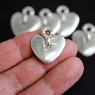 5 Herz Charms Anhnger