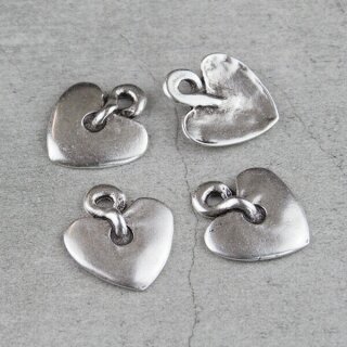 5 Herz Charms Anhnger