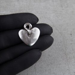 5 Heart Charms Pendants