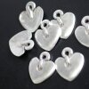 5 Heart Charms Pendants