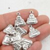 10 Buddha Charms, Pendants