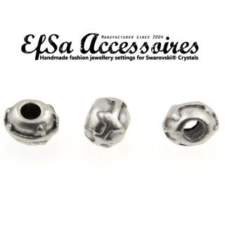 10 Metall Perlen