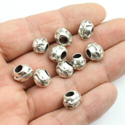 10 metal Beads