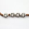 10 dog head Beads