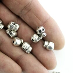 10 Skull, Deaths head Beads