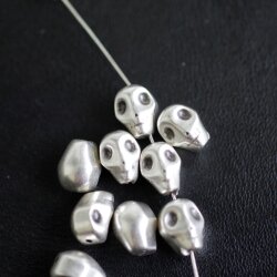 10 Skull, Deaths head Beads