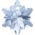 28 mm Edelweiss or Snowflake Pendant